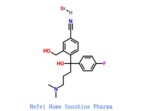4-[4-(Dimetilamino)-1-(4-fluorofenilas)-1-hidroksibutilas]-3-(hidroksimetil)benzonitrilas Hydrobromide CAS 103146-26-5