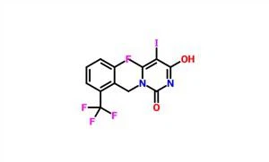 1-[2-fluor-6-(trifluormetil)benzil]-5-jodo-6-metilpirimidin-2,4(1H,3H)-dionas CAS 1150560-54-5