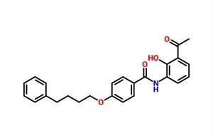 3 "-ACETIL-2"-HIDROXY-4- (4-FENILBUTOXY) BENZANILIDE CAS 136450-06-1